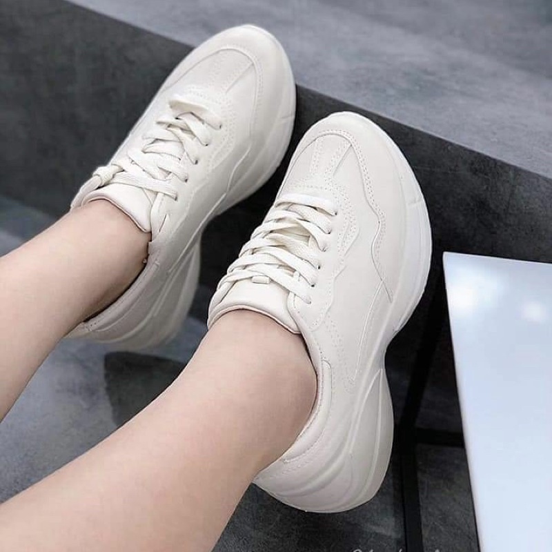 Giày Thể Thao Sneaker Nữ GC Trơn Chất Đẹp