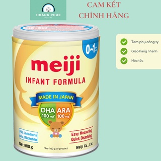 Sữa bột Meiji nhập khẩu Fomula chính hãng số 0 cho trẻ 0 1 lon 800gram