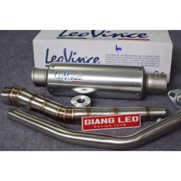 leovince bạc và cổ pô 2 khúc wrx gắn cho exciter, winner, sonic Rẻ Vô Địch