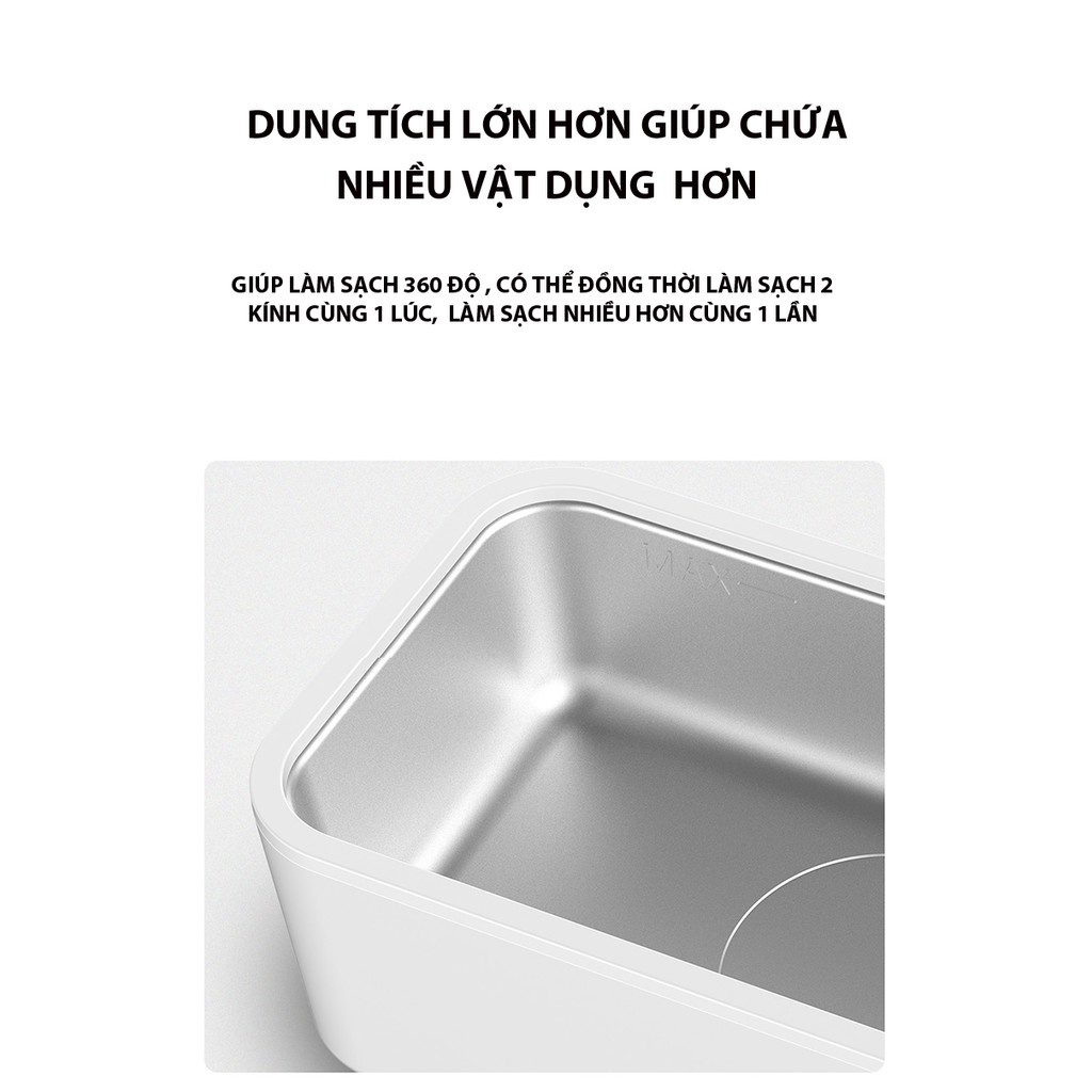 Máy làm sạch vật dụng cá nhân bằng sóng siêu âm Xiaomi Lofans CS-602