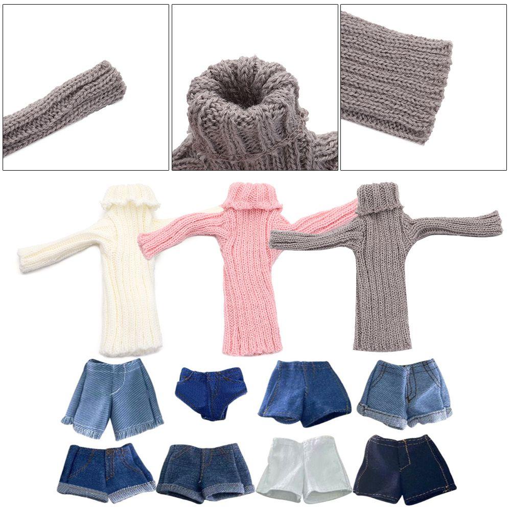 Áo Sweater Dệt Kim Mini Nhiều Màu Xinh Xắn Thời Trang Cho Búp Bê
