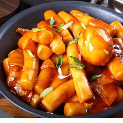 Bánh gạo tokbokki nhân phô mai 500G kèm 100G sốt