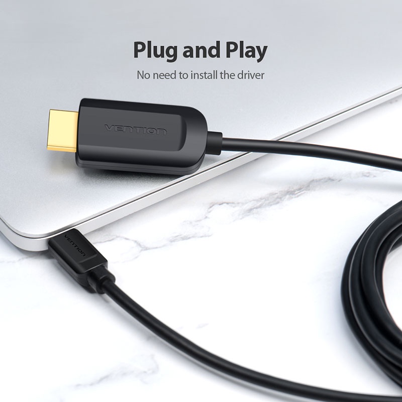 Dây cáp HDMI VENTION Type-C sang HDMI chất lượng 4K 30Hz 2K UHD 3D USB C