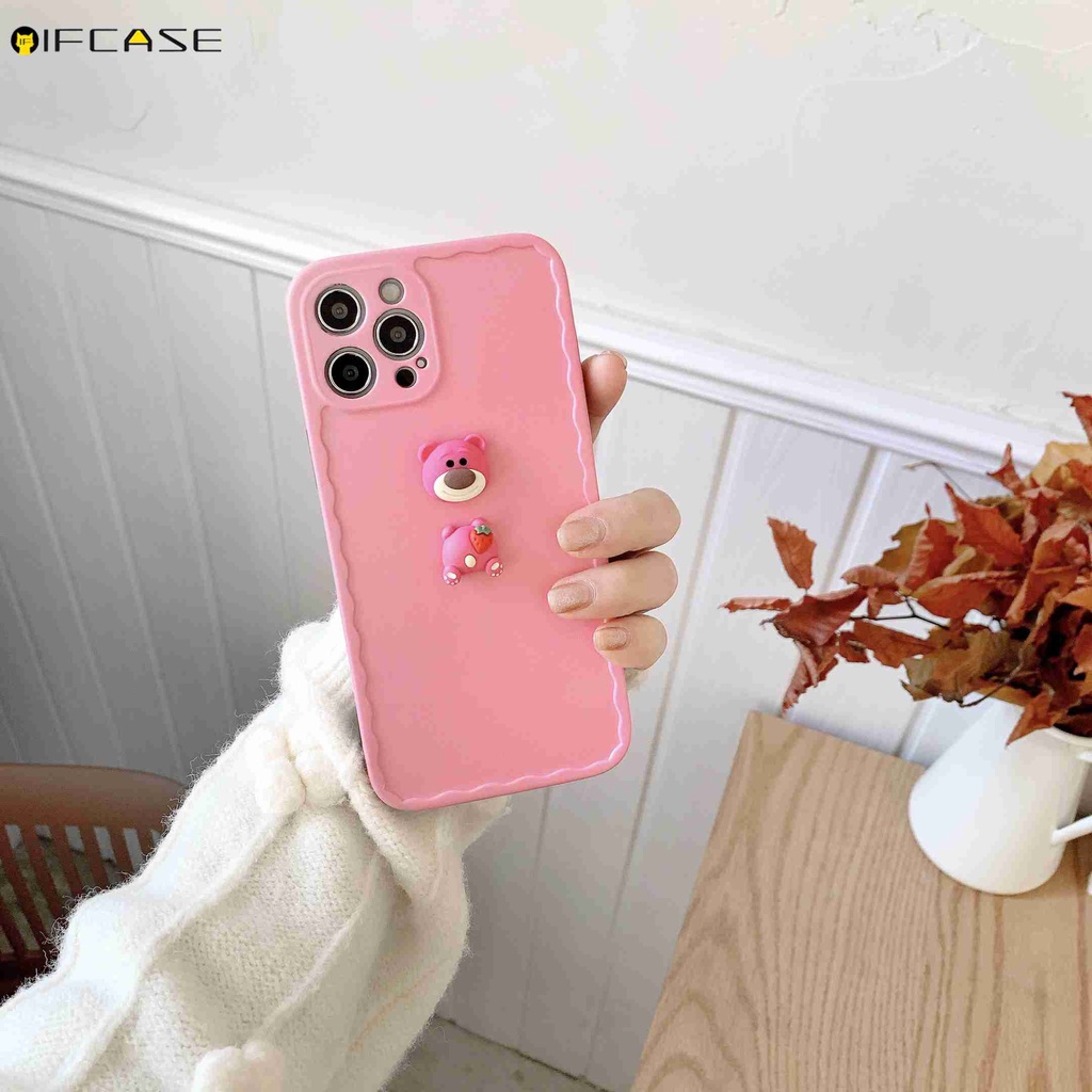 Ốp Lưng Hình Chú Gấu Đáng Yêu Cho Iphone 12 Mini 12 11 Pro Max Xs Max Xr X 7 8 Plus