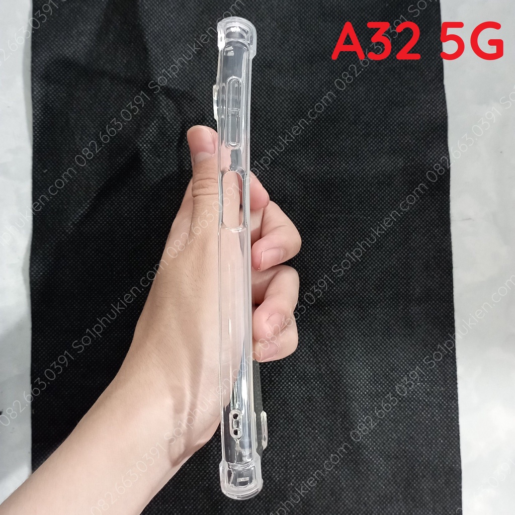 Ốp lưng Samsung A32 4G (SM-A325F/DS) / 5G chống sốc silicon dẻo siêu bền
