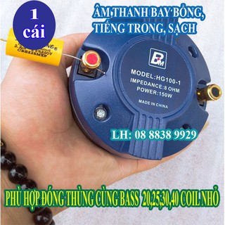 Củ loa treble sân khấu bm audio côn 35mm + tụ 2,2mf - giá 1 loa