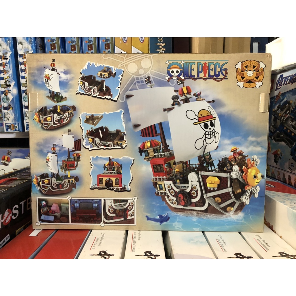 Mô Hình One Piece Tàu Hải Tặc Thousand Sunny SY 6298 1484 Mảnh