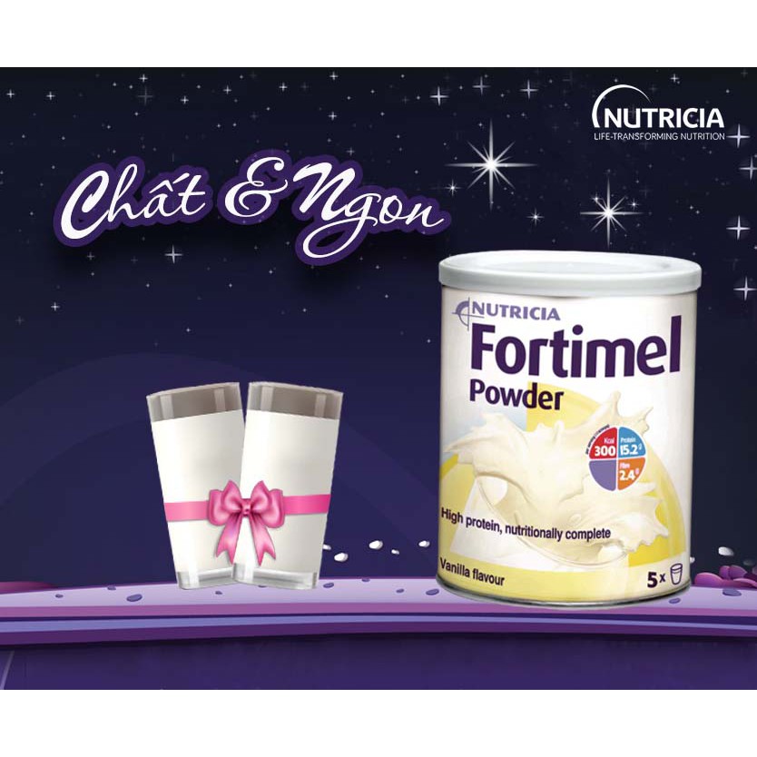 FORTIMEL [Hộp 335g] - Sữa bột forrtimel dinh dưỡng cho người sau mổ / phẫu thuật [forticare]