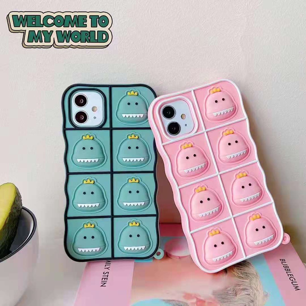 Ốp Điện Thoại Dẻo Họa Tiết Hoạt Hình Độc Đáo Dễ Thương Cho For iPhone 11 12 Pro Max Xs Max Xr X 7 8 Plus Se 2020
