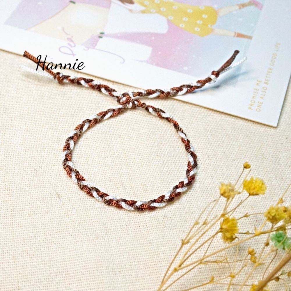 Vòng chỉ tình bạn màu nâu - Vòng đeo nam nữ chống thấm nước waterproof - Friendship Bracelet handmade