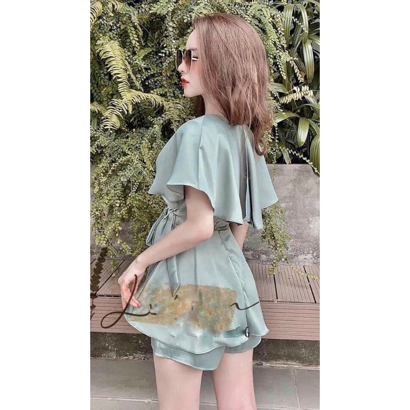 Jum bèo cột nơ cổ tim dễ thương