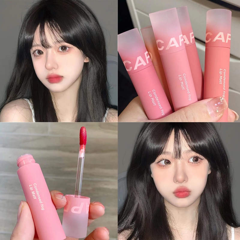 Son Lì CAPPUVINI Chống Nước Lâu Trôi Dưỡng Ẩm 5 Màu Sắc Lựa Chọn