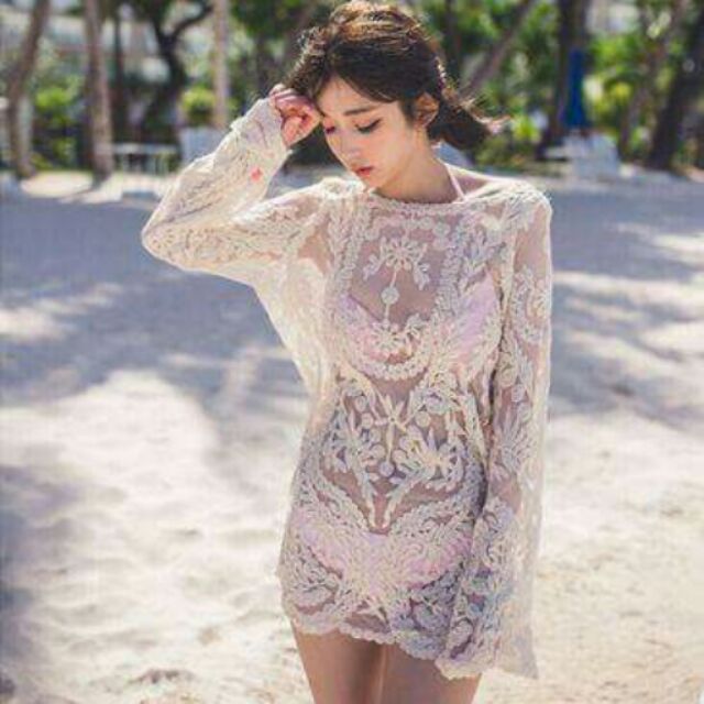 Áo ren mặc ngoài bikini