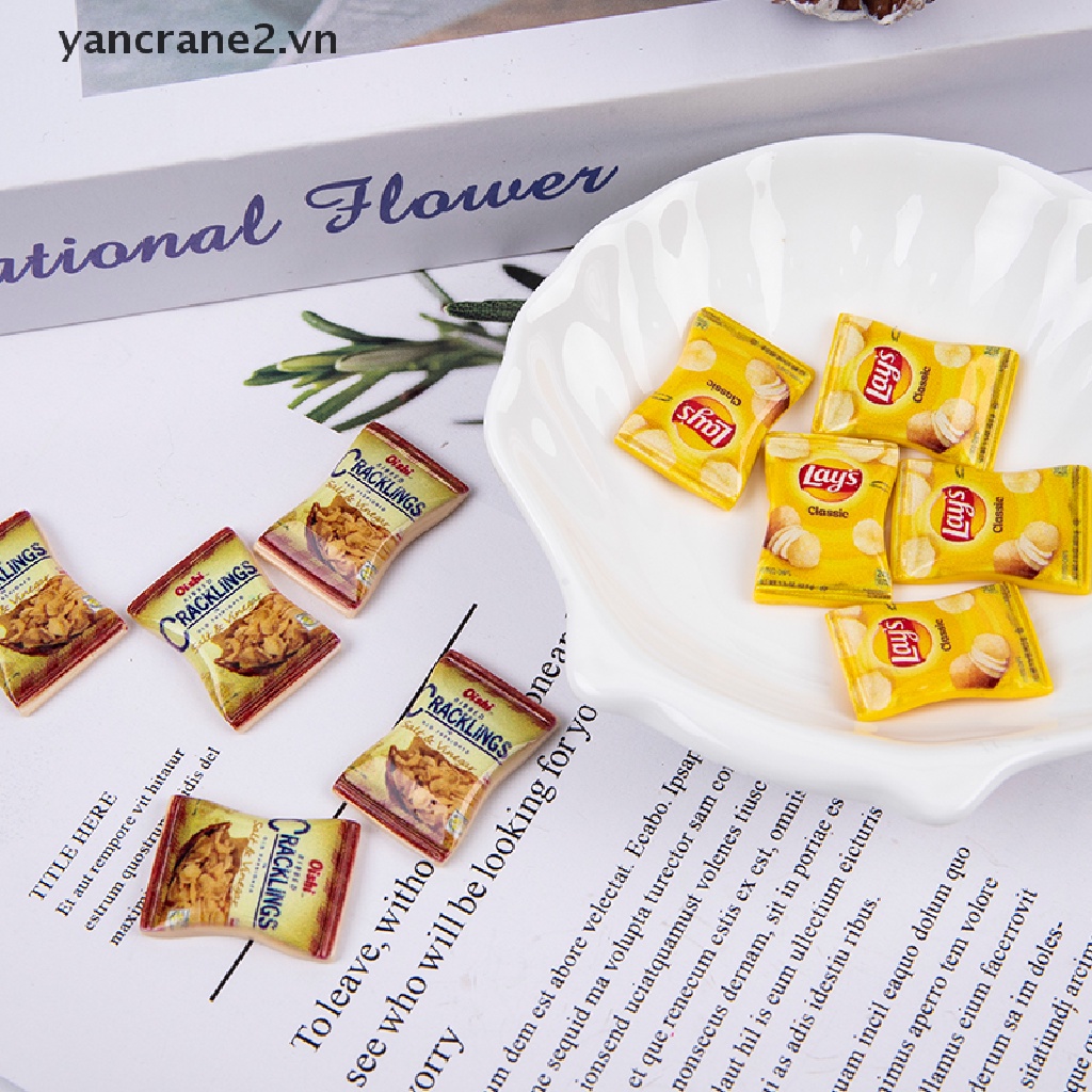 Set 5 Đồ Chơi Khoai Tây Chiên Tỉ Lệ 1 / 6 Dành Cho Nhà Búp Bê