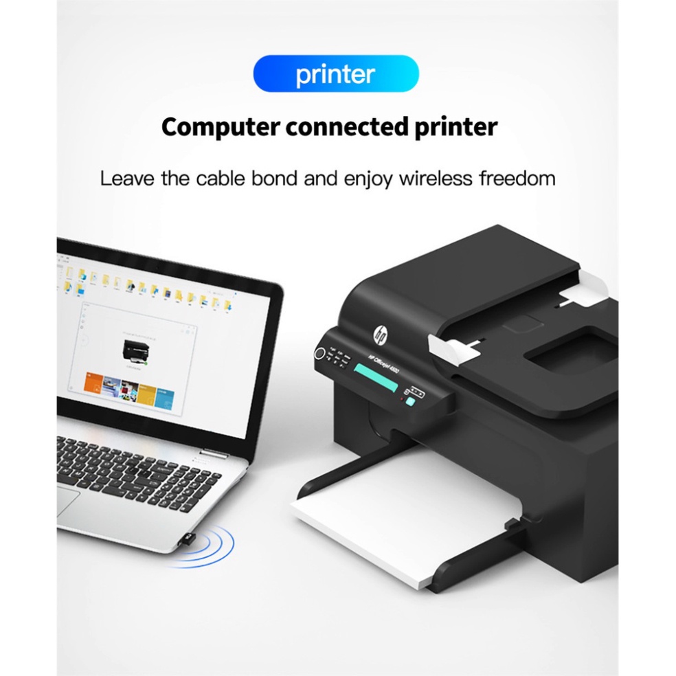 Đầu thu phát tin hiệu Bluetooth 4.0 không dây cổng USB chất lượng cao cho máy tính laptop - pc