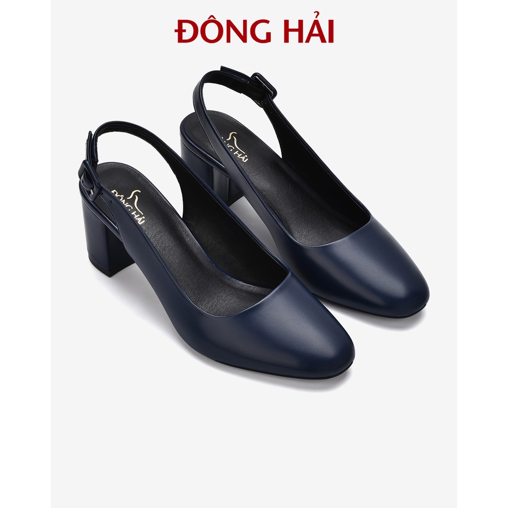 &quot;TẶNG NGAY 30K khi theo dõi gian hàng &quot;Giày Cao Gót Nữ SLINGBACK Gót Vuông Đông Hải - G85P6 (6cm)