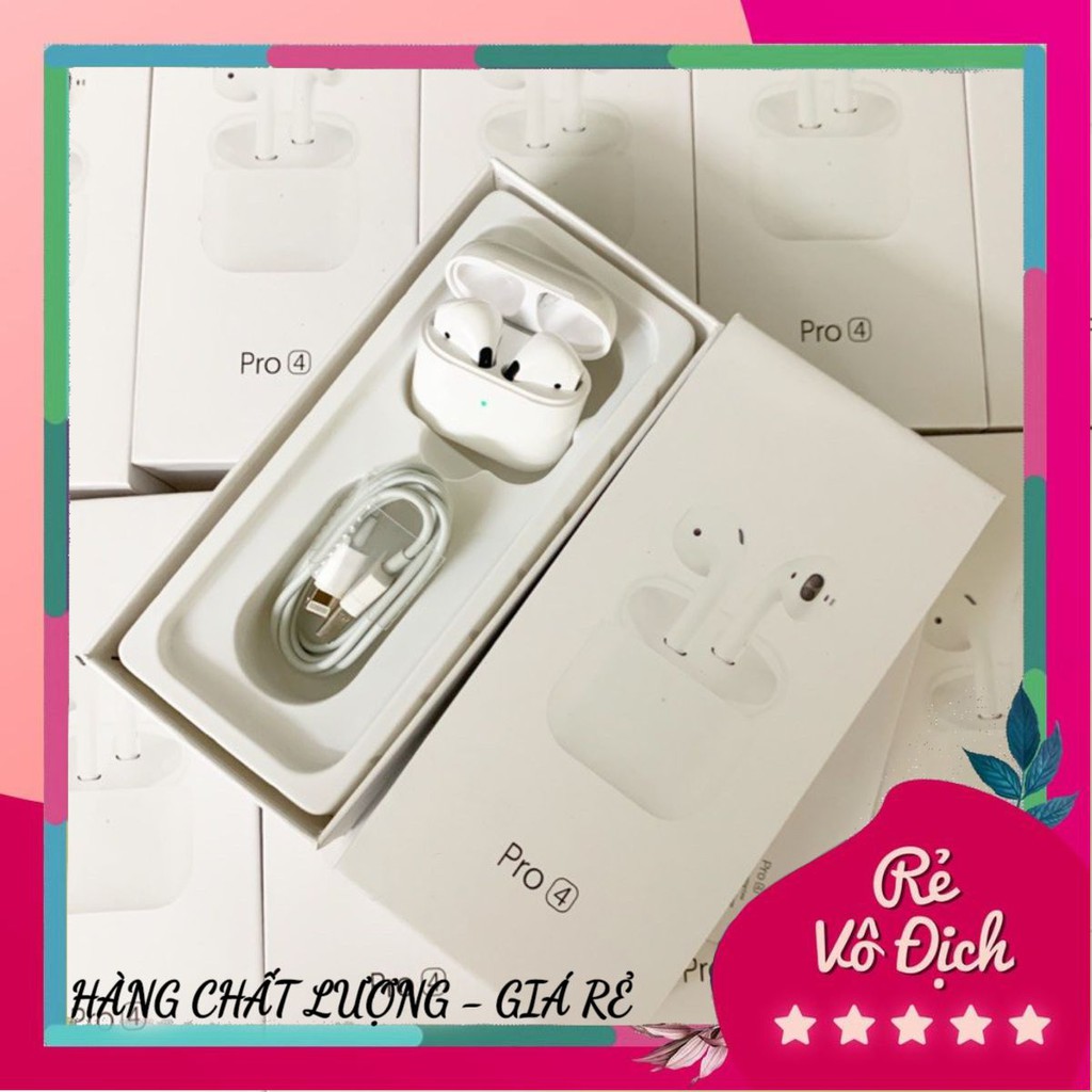 Tai nghe Bluetooth Không Dây Pro 4 Nhét Tai, Đẹp như Airpod Pro aresshop