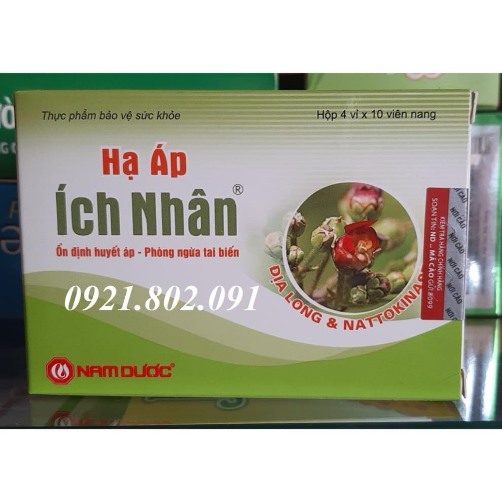 hạ áp ích nhân hộp 40 viên