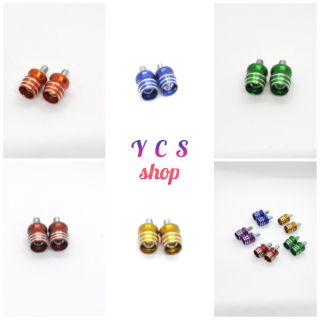 Ốc kiểu nhôm màu bắt biển tên & bản số xe 6li (1cặp)
