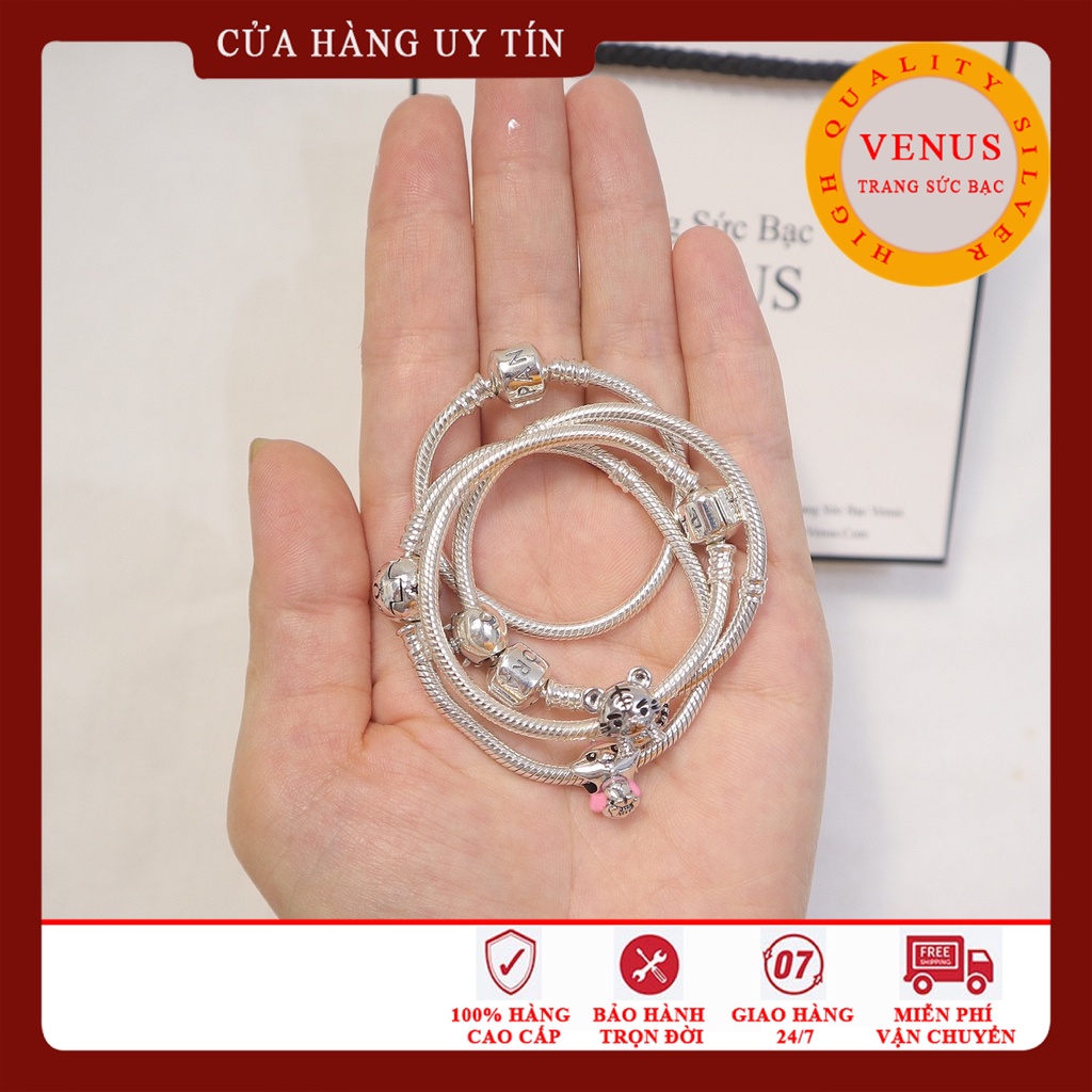 Vòng charm cho bé- Hàng cao cấp- Trang sức bạc Venus