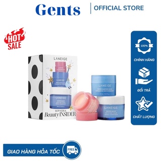 Set 3 món Laneige dưỡng ẩm Sephora Beauty Insider Mask môi-Kem dưỡng-Mask ngủ GentsOfficialStrore