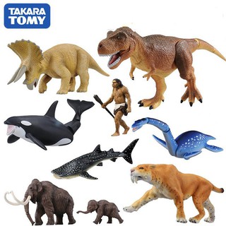 Mô phỏng trẻ em TOMY Đồ chơi hình động vật hoang dã Khủng long Spinosaurus Xám Tyrannosaurus