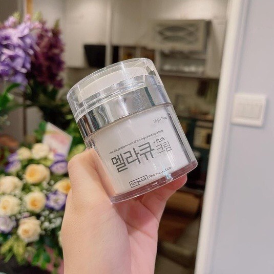 Kem Nám Dr.MH Mela Q Plus Cream Hàn Quốc, Giúp Ngăn Ngừa Nám Tàn Nhang, Dưỡng Trắng Da Và Chống Lão Hóa - 50ml