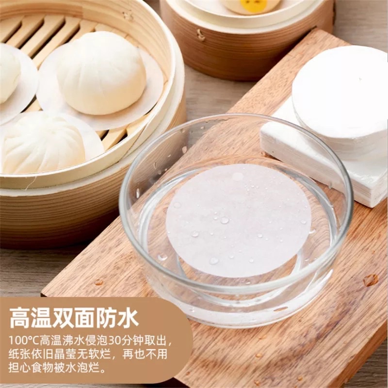 500 tờ giấy nến lót bánh bao, dimsum