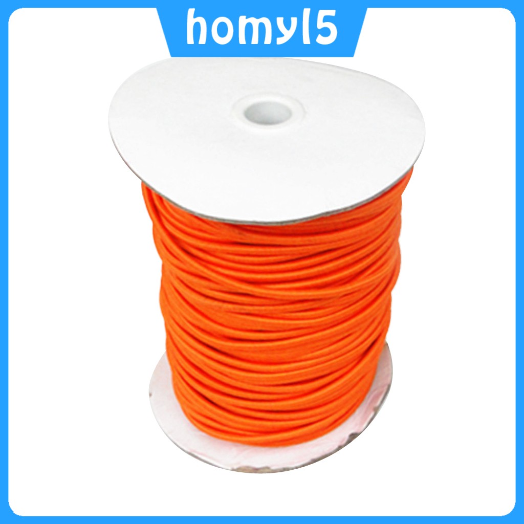 Dây Ràng Đồ Co Giãn 4mm Màu Cam Dài 5m