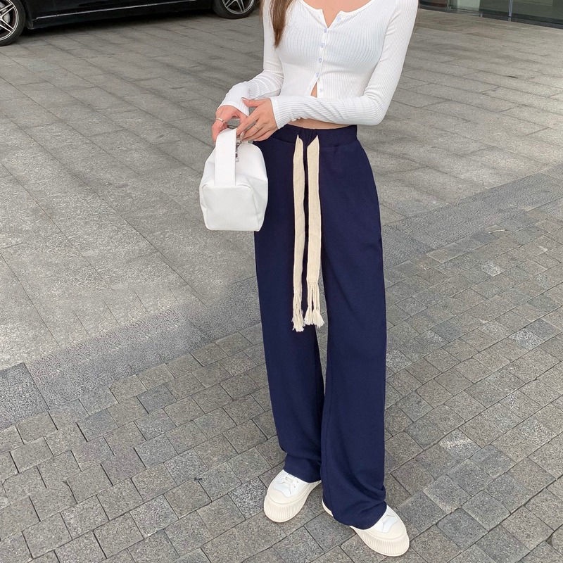 NRVP Quần thể thao ống rộng lưng cao thời trang cho nữ 2021