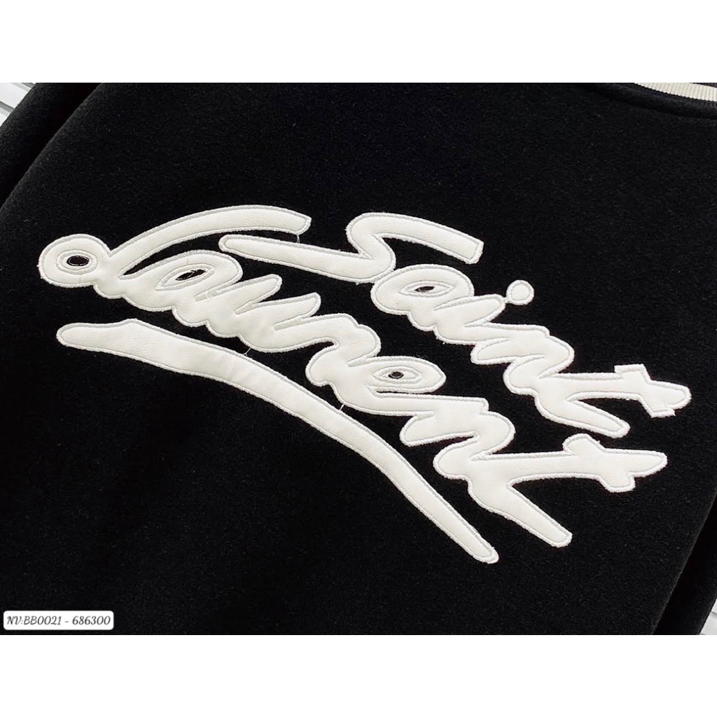 Áo Khoác Bomber Nam Phối Họa Tiết Chữ Thêu Sau Lưng . Áo Khoác Bomber Chất Dạ Cao Cấp Dành Cho Nam - MINH TÂY STORE