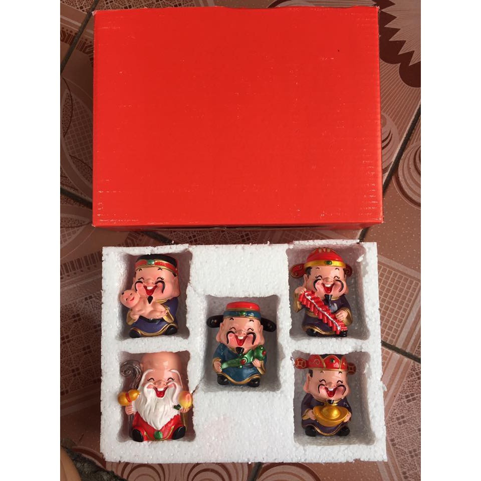 Bộ tượng thần tài 5 ông PHÚC-LỘC-THỌ ( loại to) | BigBuy360 - bigbuy360.vn