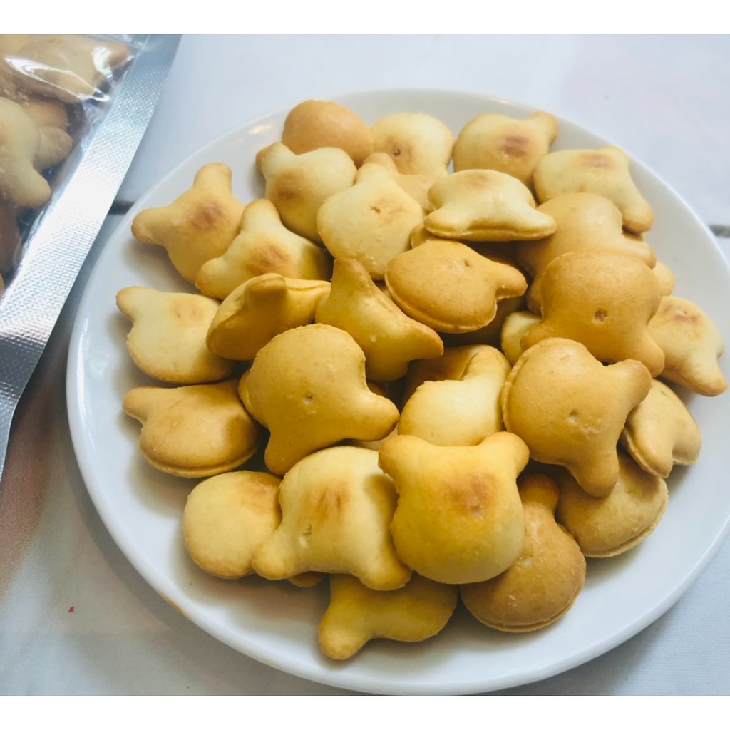 Bánh gấu nhân kem túi 500g