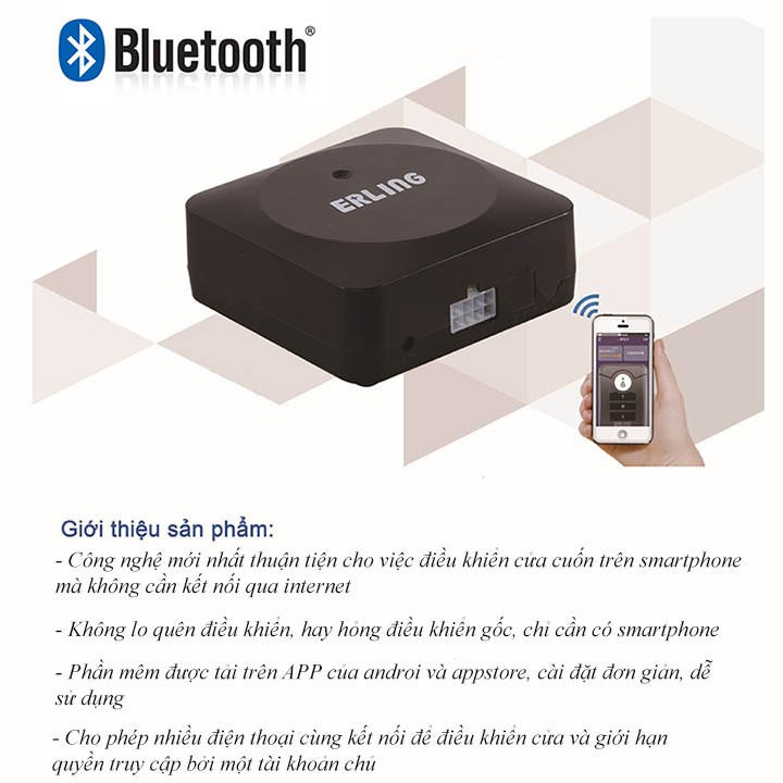 👉 Bộ điều khiển cửa cuốn bằng điện thoại ERLING WIFI-BLUETOOTH [FREESHIP 99k] 🎄