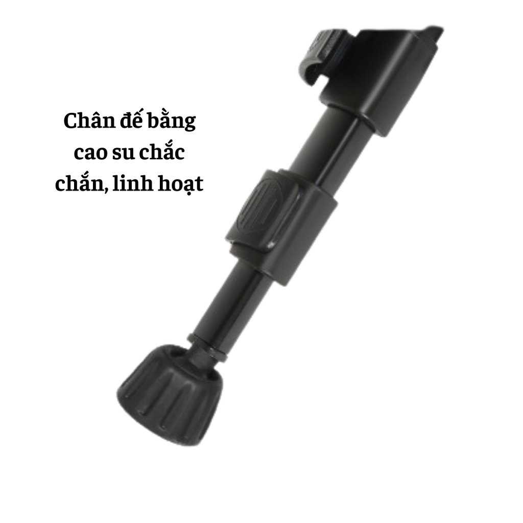 Tripod Điện Thoại Chụp Ảnh Quay Video Chuyên Nghiệp - Chân Chụp Hình Kiêm Giá Đỡ Điện Thoại 3 Chân Cao 140cm Chắc Chắn