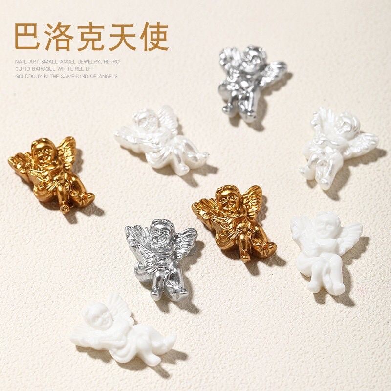 charm thiên thần cổ điển - charm trang trí móng