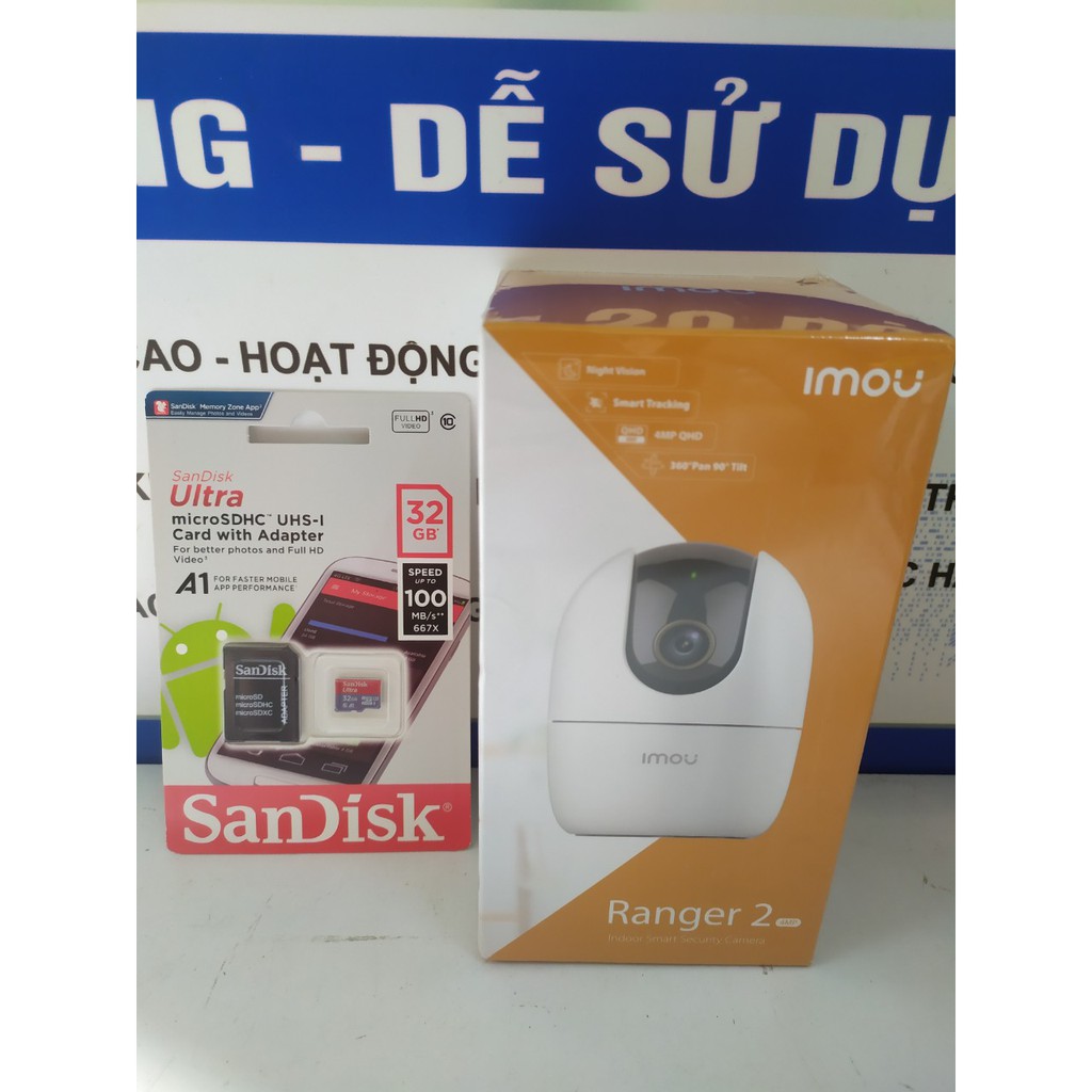 Camera Imou A42P 4.0MP hoặc A22EP 2.0MP xoay 360đ, chính hãng Fullbox 100% | BigBuy360 - bigbuy360.vn