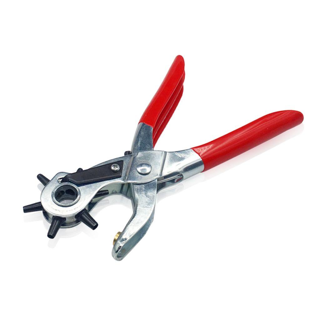 1 Dụng Cụ Đục Lỗ 6 Kích Cỡ Mạ Kẽm Cho Vải / Da / Giấy