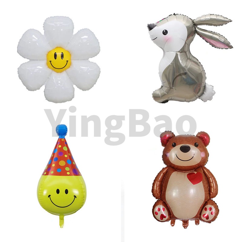 Bong Bóng Lá Nhôm Hình Cầu Mây Cười Mặt Cười Trang Trí Tiệc Sinh Nhật/Tiệc Cưới