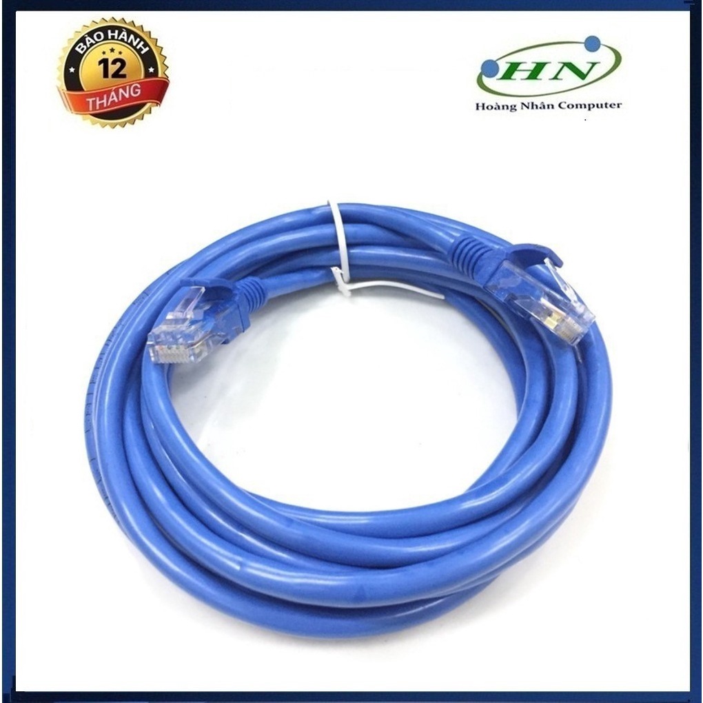 Cáp Mạng UTP Cat 5E Dây Xanh ( Bấm Sẵn 2 Đầu ) Cable Lan UTP Cat 5E-20m