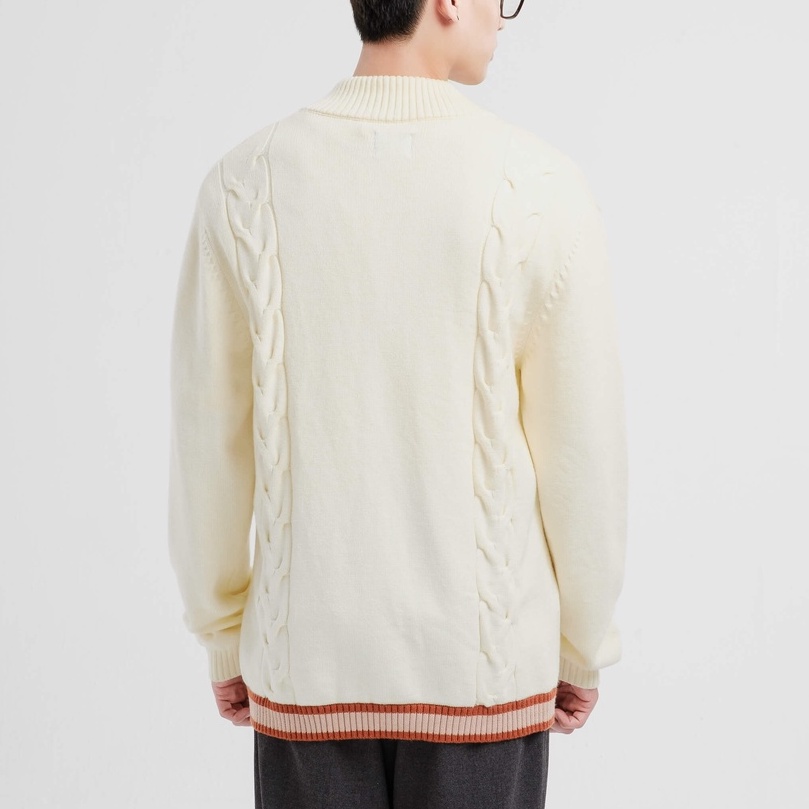 Áo khoác len nam SSSTUTTER phong cách hàn quốc SSS.Cable-Knit Jacket