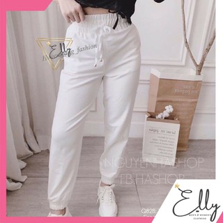 Quần jogger Nữ Dài Ống Rộng Cạp Cao