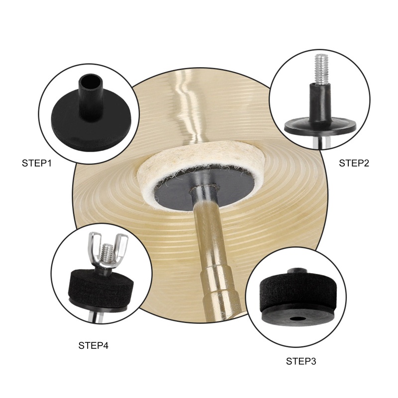 Vỏ Bọc Chũm Chọe Màu Đen Chuyên Dụng Cho Trống