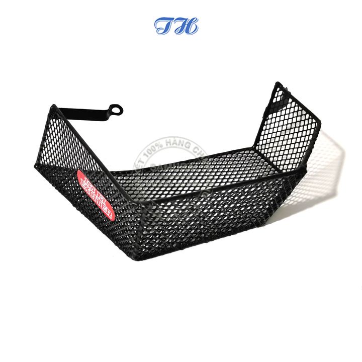 Rổ đựng đồ xe Exciter 155 VVA, giỏ hông xe máy ex 155 gắn như zin thép nhúng nhựa cao cấp chắc chắn
