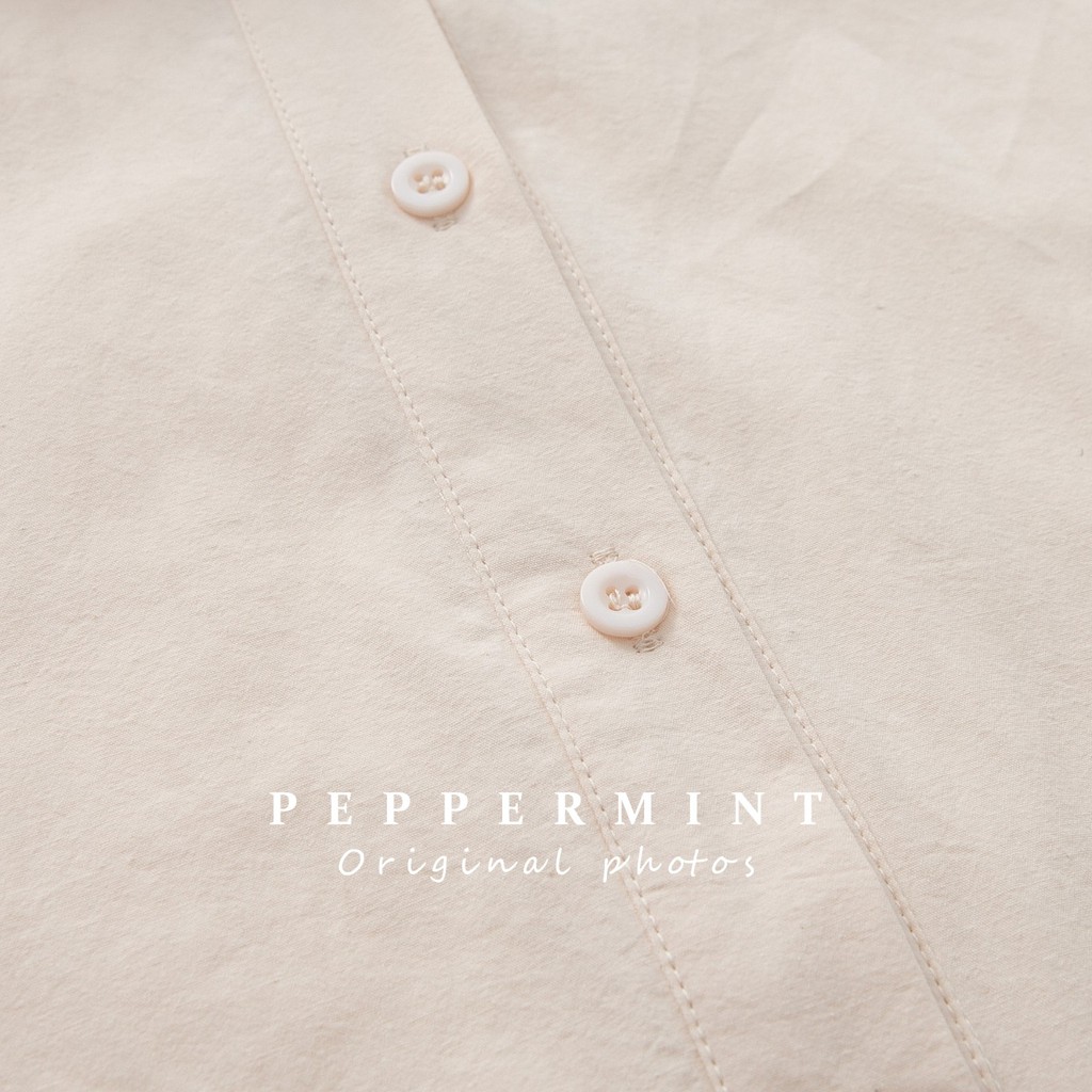 Đầm Midi 34892 Ngắn Tay Cổ Chữ V Trơn Màu Xinh Xắn