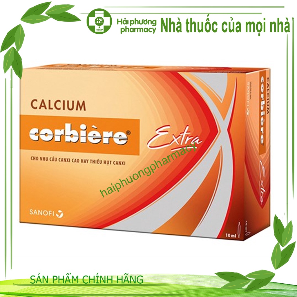 Calcium Corbie ExTra 10ml 30 ống giúp xương chắc khỏe cho người trưởng thành