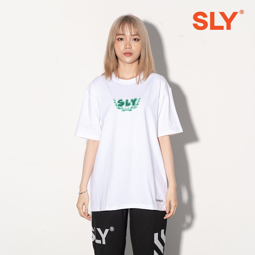 [Mã INCU50 giảm 50K đơn 250K] Áo thun SLY Laurel Trắng | BigBuy360 - bigbuy360.vn