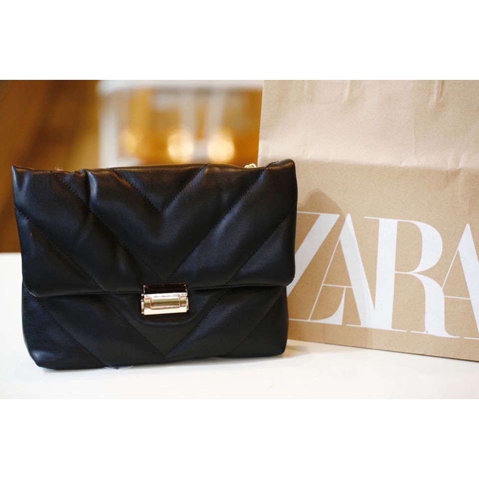 TÚI XÁCH ZARA LEATHER BAG