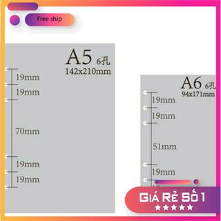 [Ban si] Giấy Refill sổ còng 6 lỗ A5/A6