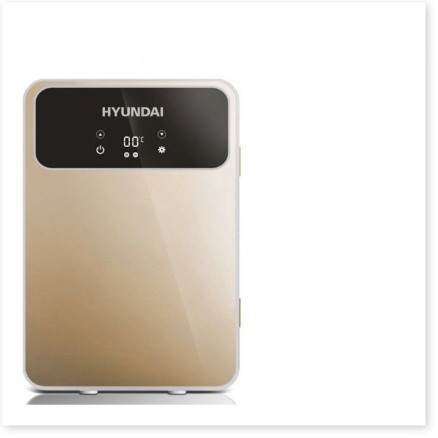 Tủ lạnh mini Hyundai 20L có thể điều chỉnh nhiệt độ nóng lạnh bằng màn hình LCD